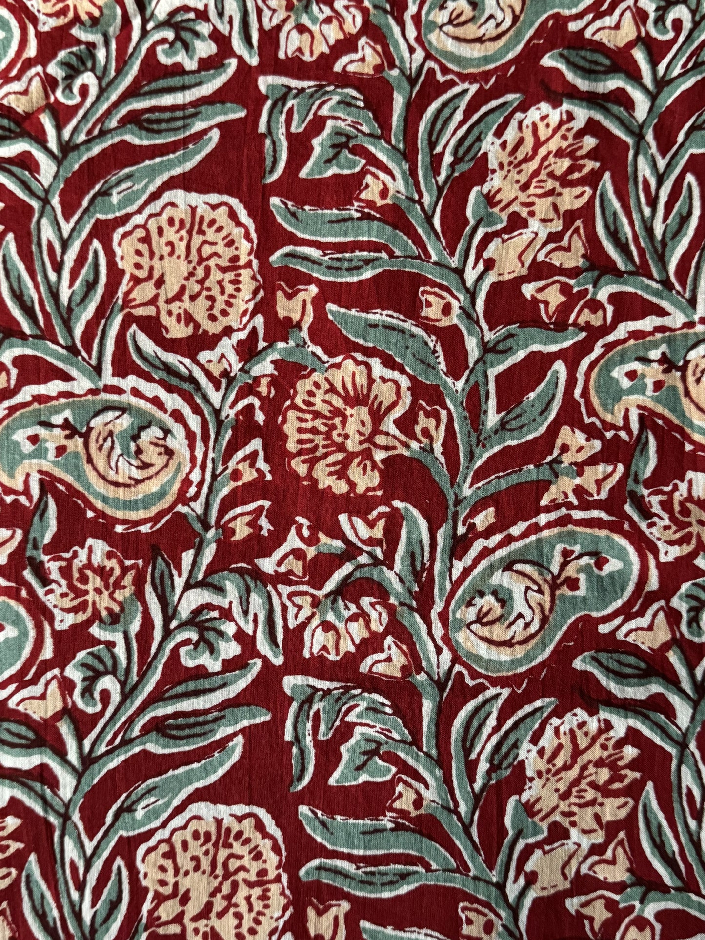 Red and teal carnation
